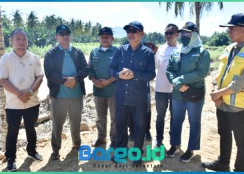 Bupati Saipul Tinjau Perbaikan Tanggul Jebol di Suka Makmur, Dorong Penanganan Titik Rawan Lain