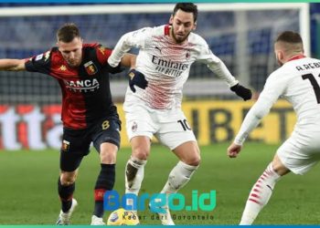 Tertinggal Lebih Dulu, AC Milan Balikkan Skor Lewat Gol Gila-Gilaan di Menit 76 & 77