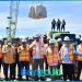 Bupati Saipul Dampingi Gubernur Gorontalo Tinjau Ekspor 10.000 Ton Kayu Pellet di Pelabuhan Lalape