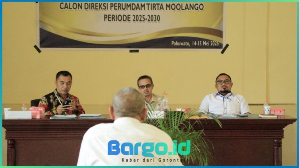 Empat Kandidat Direksi Perumdam Tirta Moolango Ikuti Fit and Proper Test, Sekda Pohuwato Turut Jadi Penguji