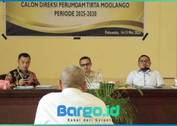 Empat Kandidat Direksi Perumdam Tirta Moolango Ikuti Fit and Proper Test, Sekda Pohuwato Turut Jadi Penguji