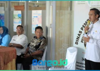 Sekda Pohuwato Pimpin Sertijab Plt Kadis DP3AP2KB, Mahyudin Ahmad Resmi Gantikan Rustam Meleng