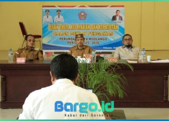 Seleksi Dewan Pengawas Perumdam Tirta Moolango Masuki Tahap UKK, Satu Nama Lolos ke Ujian Akhir