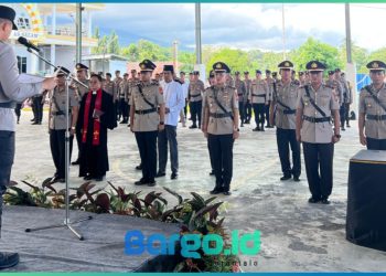 Polres Bitung Gelar Sertijab, Lima Posisi Strategis Resmi Berganti Nahkoda