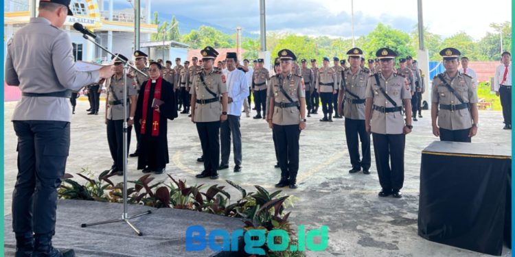 Polres Bitung Gelar Sertijab, Lima Posisi Strategis Resmi Berganti Nahkoda