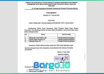 Empat Nama Lolos Seleksi Perumdam Tirta Moolango, Siap Jalani Wawancara Bupati