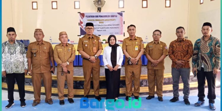 PAW BPD Soginti Dilantik, Camat Ikbal Mbuinga Harap Jaga Sinergi dengan Pemdes