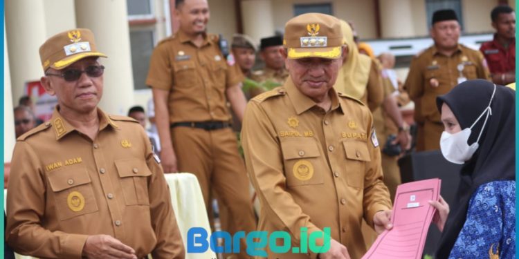 Bupati Saipul Lantik 637 PPPK dan CPNS: Diharapkan Jadi Garda Depan Pelayanan Publik