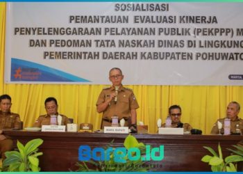 Pemkab Pohuwato Matangkan Evaluasi Layanan Publik Lewat Sosialisasi PEKPPP dan Tata Naskah Dinas