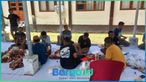 Polres Pohuwato Sembelih 12 Ekor Sapi Kurban, Distribusi Daging Menyasar Pesantren hingga Warga Sekitar