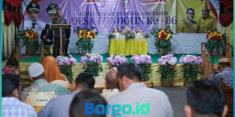 HUT Ke-86 Desa Londoun, Wabup Iwan Adam Ajak Warga Jaga Kebersamaan dan Kenang Sejarah Kolonisasi