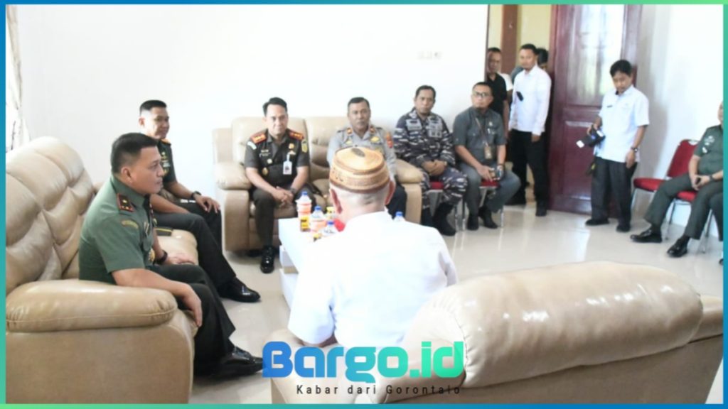 Bupati Saipul Sambut Danrem 133/NW, Bahas Keamanan hingga Ketahanan Pangan