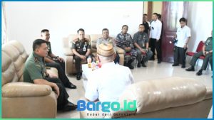 Bupati Saipul Sambut Danrem 133/NW, Bahas Keamanan hingga Ketahanan Pangan