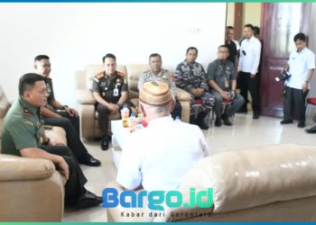 Bupati Saipul Sambut Danrem 133/NW, Bahas Keamanan hingga Ketahanan Pangan