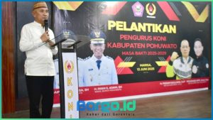KONI Pohuwato 2025–2029 Resmi Dilantik, Bupati Saipul Dorong Lahirnya Atlet Berprestasi