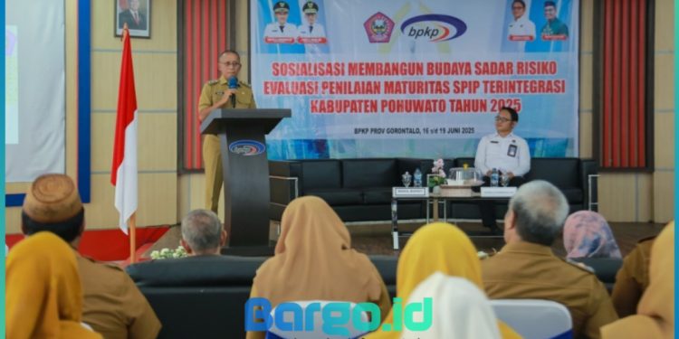 Wabup Iwan Adam Buka Sosialisasi SPIP Terintegrasi 2025, Dorong Budaya Sadar Risiko di Lingkungan Pemkab Pohuwato