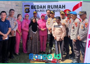 Sambut Hari Bhayangkara ke-79, Polres Pohuwato Gelar Bedah Rumah untuk Warga Kurang Mampu