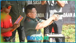 Perkuat Sinergi TNI-Polri, Danrem 133/NW Ambil Bagian di Kejuaraan Menembak Bhayangkara ke-79