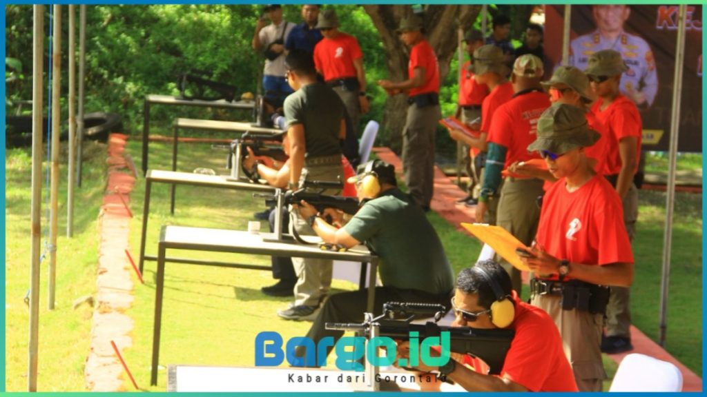 Sambut Hari Bhayangkara ke-79, Polda Gorontalo Gelar Kejuaraan Menembak Meriah dan Penuh Sportivitas