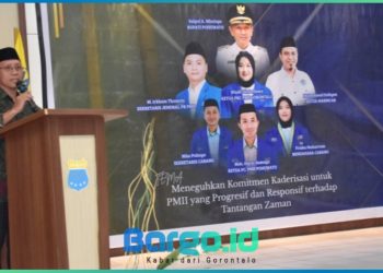 Pengurus PMII Pohuwato Resmi Dilantik, Wabup Iwan Harap Berkontribusi bagi Daerah