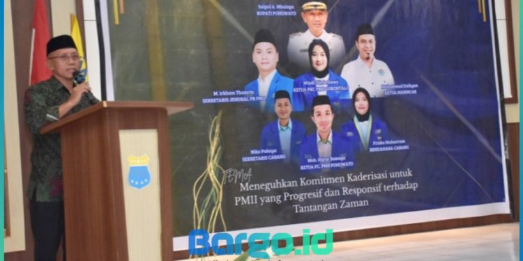 Pengurus PMII Pohuwato Resmi Dilantik, Wabup Iwan Harap Berkontribusi bagi Daerah