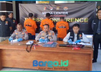 Polres Pohuwato Tetapkan 3 Tersangka Kasus Penembakan dan Pembacokan di Desa Butungale