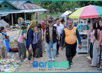 Wabup Iwan Adam Tinjau Lokasi Banjir Wanggarasi dan Lemito, Sampaikan Duka Cita untuk Korban