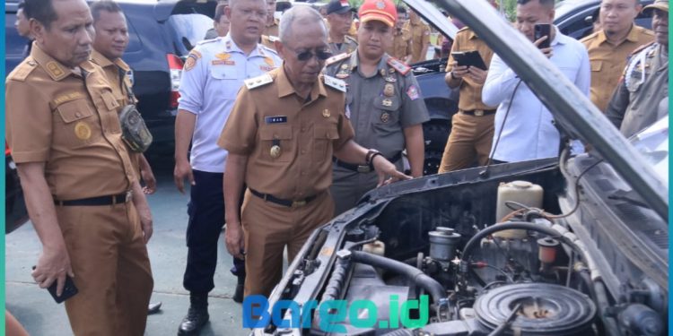 Pemkab Pohuwato Gelar Apel Kendaraan Dinas, Wabup Iwan Adam Tegaskan Komitmen Penataan Aset Daerah