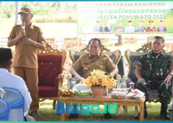 Bupati Saipul Apresiasi Kodim 1313 Pohuwato dengan Dukungan Kompi Produksi Dalam Rangka Peningkatan Pangan