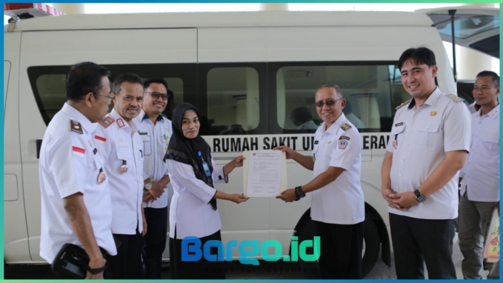 Pemkab Pohuwato Serahkan Satu Unit Ambulans ke RSUD Lemito, Perkuat Layanan Kesehatan Darurat