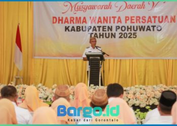 Pemkab Pohuwato Kukuhkan Pengurus DWP, Wabup Iwan Adam: Kompak dan Aktif
