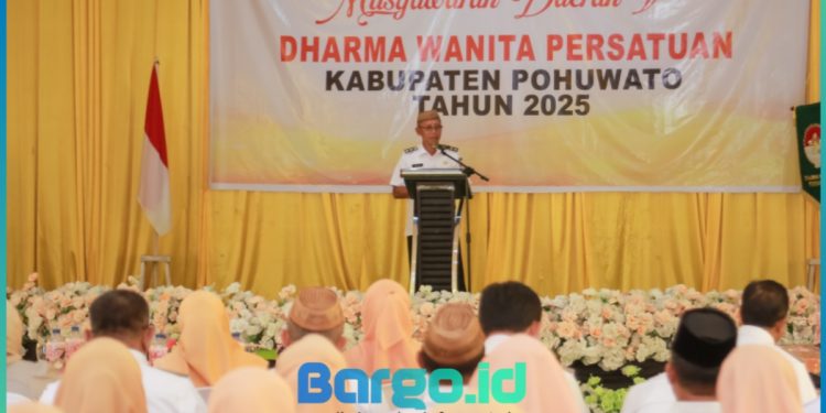 Pemkab Pohuwato Kukuhkan Pengurus DWP, Wabup Iwan Adam: Kompak dan Aktif