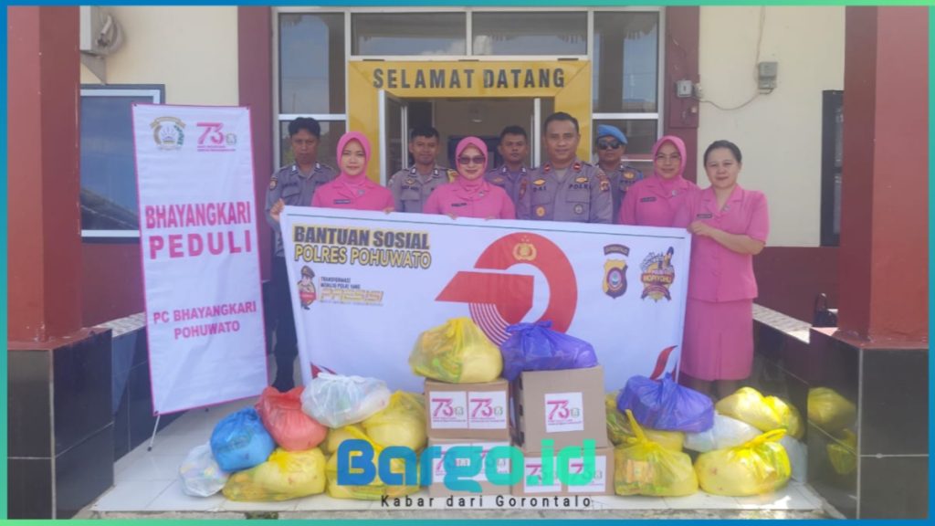 Polsek Taluditi Salurkan 50 Paket Sembako untuk Korban Banjir di Panca Karsa I