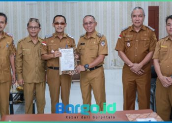 Wabup Pohuwato Pimpin Sertijab Plt Kadis Perhubungan, Bahari Gobel Resmi Gantikan Herdi Poha