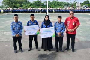 Apel Korpri Pohuwato Berlangsung Khidmat, Pemda Serahkan Santunan Duka bagi ASN Meninggal Dunia