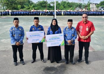 Apel Korpri Pohuwato Berlangsung Khidmat, Pemda Serahkan Santunan Duka bagi ASN Meninggal Dunia