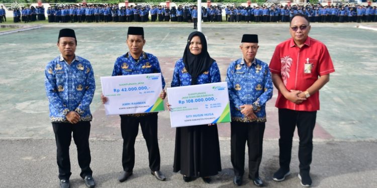 Apel Korpri Pohuwato Berlangsung Khidmat, Pemda Serahkan Santunan Duka bagi ASN Meninggal Dunia