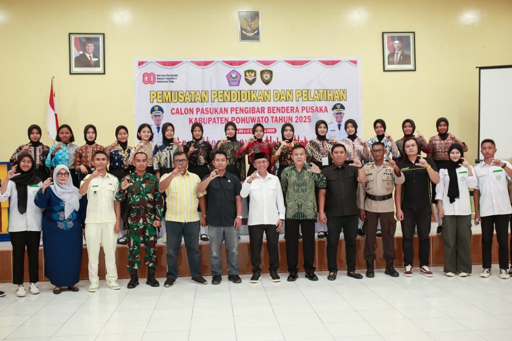 Wabup Pohuwato Buka Diklat Paskibraka, 30 Pelajar Siap Kibarkan Merah Putih di HUT RI ke-80