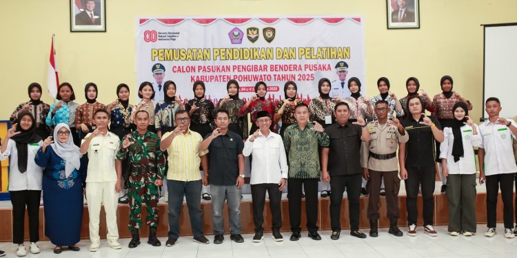 Wabup Pohuwato Buka Diklat Paskibraka, 30 Pelajar Siap Kibarkan Merah Putih di HUT RI ke-80