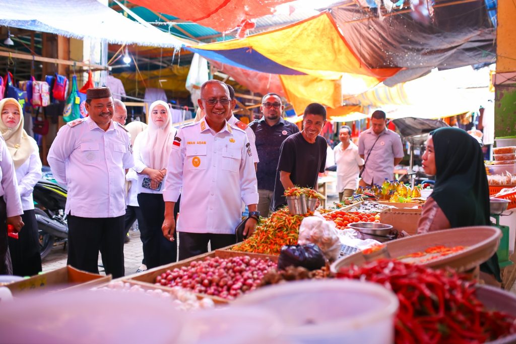 Harga Pangan di Pasar Marisa Stabil, Bawang Merah Jadi Catatan Saat Sidak Jelang HUT RI ke-80