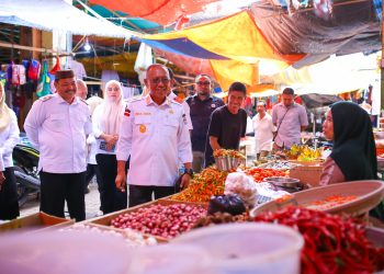 Harga Pangan di Pasar Marisa Stabil, Bawang Merah Jadi Catatan Saat Sidak Jelang HUT RI ke-80