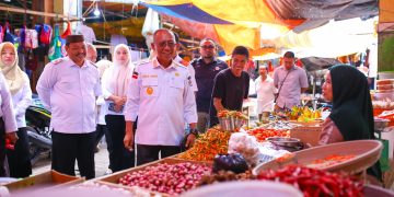 Harga Pangan di Pasar Marisa Stabil, Bawang Merah Jadi Catatan Saat Sidak Jelang HUT RI ke-80
