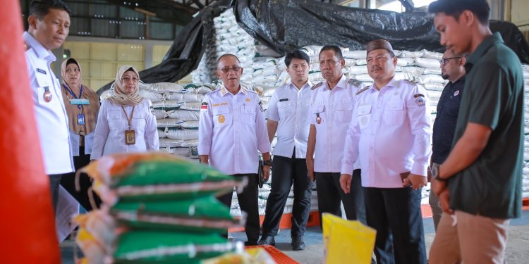 Wabup Pohuwato Tinjau Bulog, Pastikan Beras SPHP Prioritas ke Pasar Rakyat