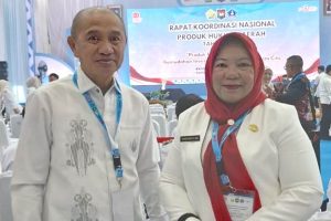 Bupati Pohuwato Saipul Mbuinga Hadiri Rakornas Produk Hukum Daerah 2025 di Kendari