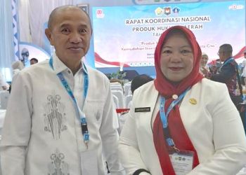 Bupati Pohuwato Saipul Mbuinga Hadiri Rakornas Produk Hukum Daerah 2025 di Kendari