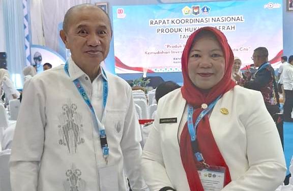 Bupati Pohuwato Saipul Mbuinga Hadiri Rakornas Produk Hukum Daerah 2025 di Kendari