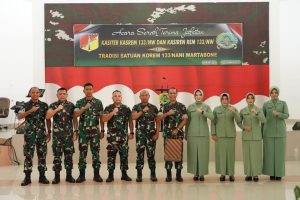 Danrem 133/NW Pimpin Sertijab Kasiter dan Kasiren, Ini Pesan Brigjen TNI Hardo Sihotang