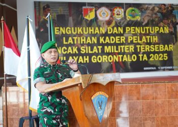 Penutupan Latihan Pencak Silat Militer di Gorontalo, Danrem 133/NW Beri Pesan Khusus