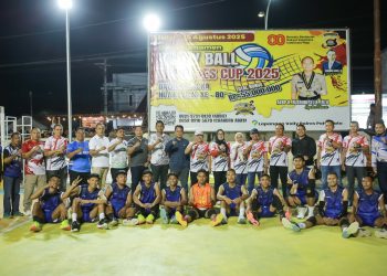 Volleyball Kapolres Cup Pohuwato 2025 Resmi Ditutup, Putra Lemito dan Putri Mopiyohu Juara