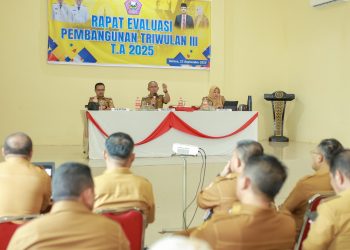 Rapat Evaluasi Pembangunan Pohuwato, Wabup Iwan Soroti Keterlambatan Proyek Fisik